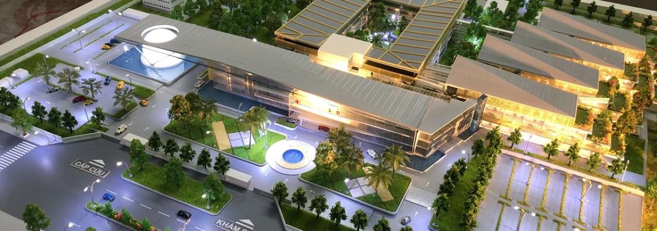 MÔ HÌNH KIẾN TRÚC DỰ ÁN BỆNH VIỆN LÂM ĐỒNG