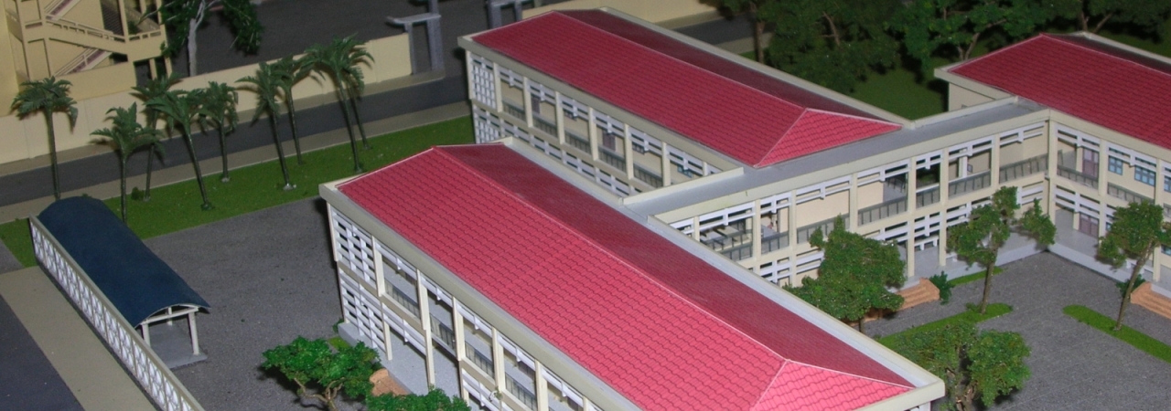 MÔ HÌNH KIẾN TRÚC TRƯỜNG THPT ĐỐC BINH KIỀU TIỀN GIANG