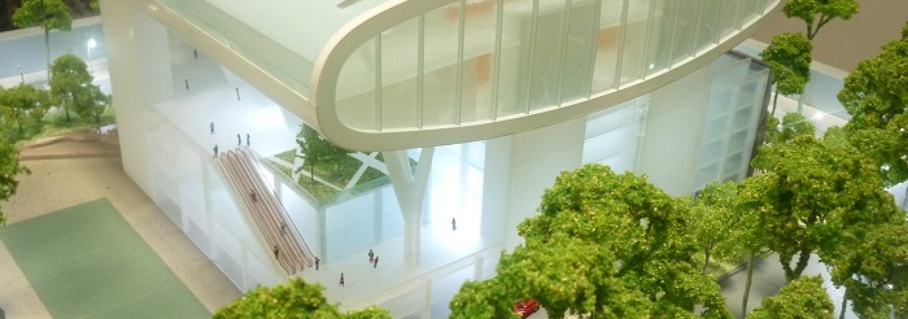 Mô Hình Kiến Trúc Thiết Kế Nhà Thi Đấu Phan Đình Phùng