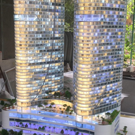 MÔ HÌNH KIẾN TRÚC DỰ ÁN TROPICANA NHA TRANG 1