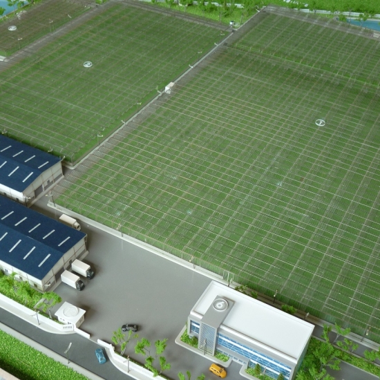 MÔ HÌNH KIẾN TRÚC NHÀ KÍNH NÔNG NGHIỆP SẠCH