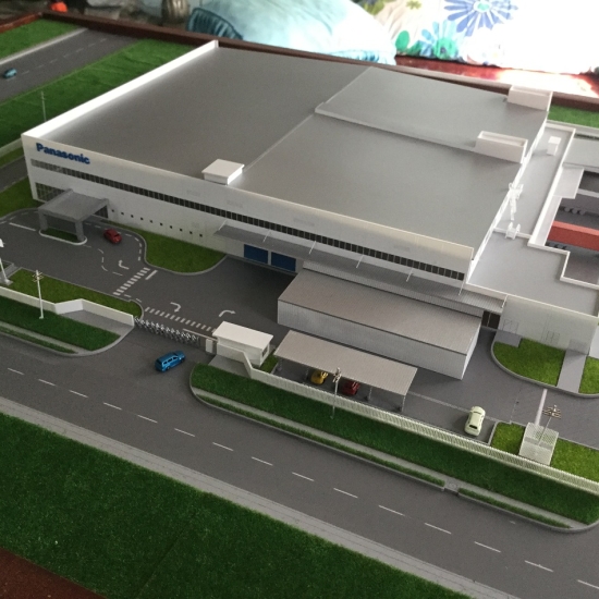 MÔ HÌNH KIẾN TRÚC NHÀ MÁY PANASONIC TP.HCM