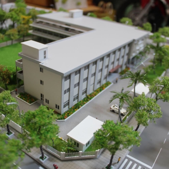 MÔ HÌNH KIẾN TRÚC TRƯỜNG HỌC QUỐC TẾ NGÔI SAO SÀI GÒN