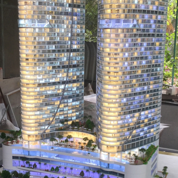 MÔ HÌNH KIẾN TRÚC DỰ ÁN TROPICANA NHA TRANG 1