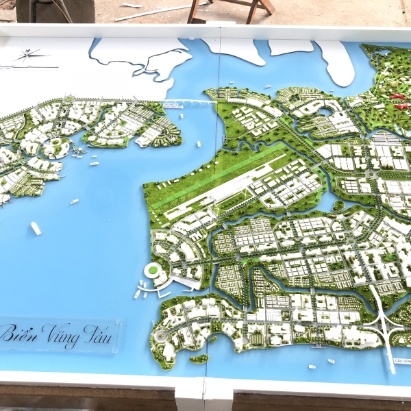 MÔ HÌNH KIẾN TRÚC DỰ ÁN QUI HOẠCH GÒ GĂNG VŨNG TÀU