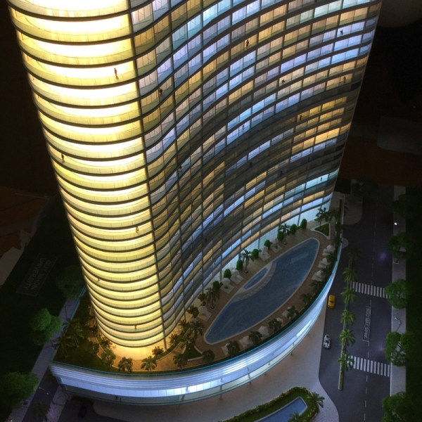 Mô Hình Kiến Trúc Phương Án Thiết Kế Hoa Sen Tower 