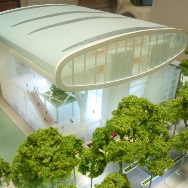 Mô Hình Kiến Trúc Thiết Kế Nhà Thi Đấu Phan Đình Phùng