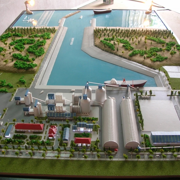 Sa Bàn Mô Hình Nhà Máy Clinke Quảng Trạch - Quảng Bình